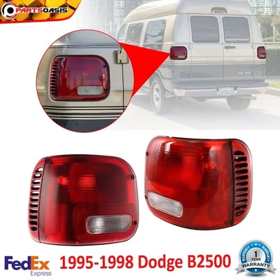 Juego de luces traseras para Dodge B2500 99-03 Ram 1500 1995-1998 furgoneta izquierda derecha halógena Foto 1 de 4