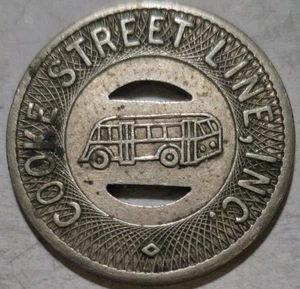 Waterbury, Connecticut - Cooke Street Line, Inc. One School Fare 21mm CT 560 D - Picture 1 of 3