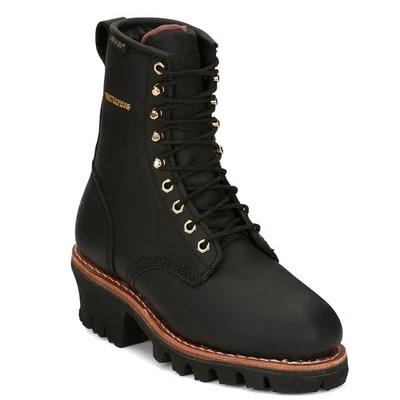 Bota Chippewa Tinsley 8" impermeável biqueira de aço logger feminina bota - Imagem 1 de 4