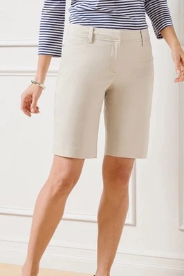 Pantalones Cortos Chinos Talbots Perfectos para Mujer 4P Cordel Beige Se Ajusta a la Cintura 9.5 Elastizados NUEVO Foto 1 de 4