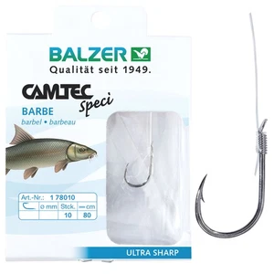 Balzer Camtec Speci gebunden Haken | Barbe 80cm montierte Vorfach 10 Stk - Bild 1 von 9