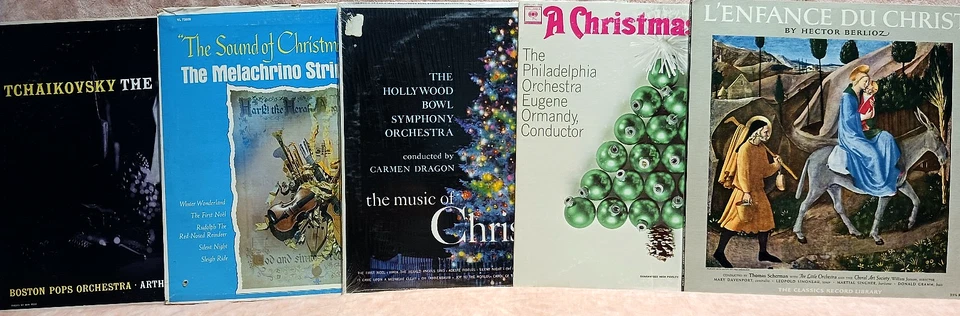 Классический рождественский лот (5) винил L'Enfance Du Christ Nutcracker Hollywood Bowl - Изображение 1 из 1