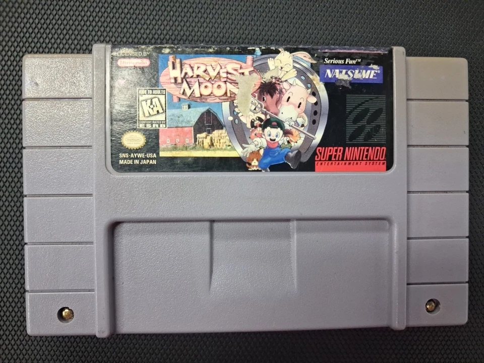 Harvest Moon Super Nintendo (SNES) Auténtico, Probado, Solo Cartucho Foto 1 de 4