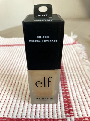 ELF Oil Free Foundation Medium Coverage Vanilla 240 Sealed Flawless Satin 0.68oz - Image 1 of 2