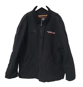 Herren Charles River strapazierfähige Arbeitsjacke schwarz Größe 4xl - Bild 1 von 10