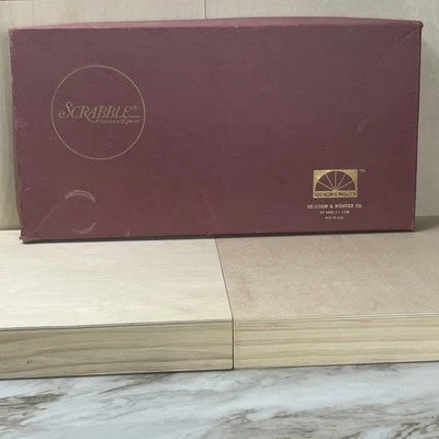 Vintage Scrabble Crossword Game By Selchow  &  Richter Co complete in box - Image 1 of 4