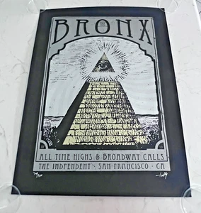 The Bronx Concert Poster Signed Numbered 74/100 All Time Highs Broadway Calls - Picture 1 of 6