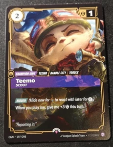 Teemo - Scout - Riftbound Origins - OGN - EN - NM - 197/298 - Picture 1 of 2