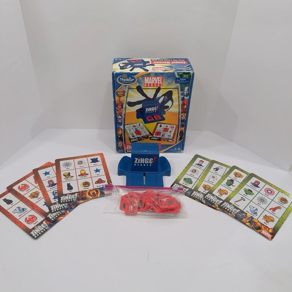 Marvel Zingo! Heroes ThinkFun Bingo Game 2006 - Image 1 of 4