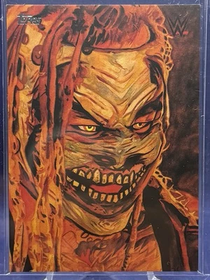 2021 Topps Undisputed WWE The Fiend Bray Wyatt RS-10 Rob Schamberger Sketch Card - Image 1 of 2
