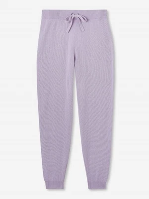 DEREK ROSE WOMENS TRACK PANTS - XL - MODAL - RRP. £655 - JOGGERS LILAC DAPHNE - Image 1 of 4