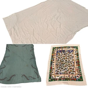 3 misc linen/damask table cloths and napkins - Picture 1 of 8