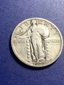 1926 STANDING LIBERTY Quarter - Picture 1 of 2