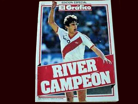 RIVER PLATE Champion 1985/1986 Special RARE Magazine + POSTER Cover