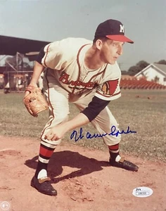 Foto firmada 8X10 Milw Braves WARREN SPAHN (d) #5 AUTO - Imagen 1 de 1