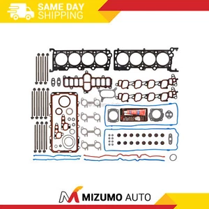 Full Gasket Set Head Bolts Fit 01-02 Ford F150 E150 Expedition V8 4.6 VIN W SOHC - Picture 1 of 12