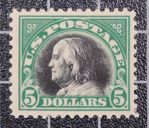 Scott 524 $5.00 Franklin MNH Nice Stamp PSE Cert Grade 85 SCV $425.00 - Picture 1 of 3