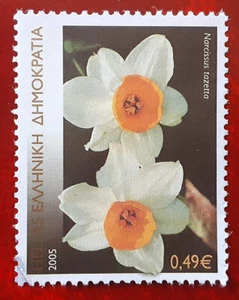 GREECE 2005 0,49€ Used Narcissus Flowers Mi 2287 Scott 2189 VF/XF 6740 - Picture 1 of 2