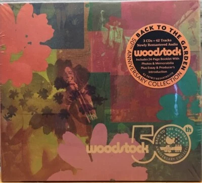 Woodstock Back To The Garden 50th Anniversary Collection Live 3-CD NEW SEALED - Image 1 of 3