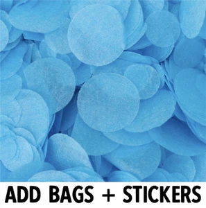 Biodegradable Wedding Confetti | VIBRANT BLUE | Circle Tissue Paper | 20g Bag - Picture 1 of 10