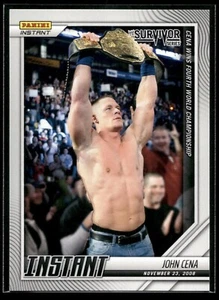 Panini Instant WWE 2022 John Cena 4TH WORLD CHAMP 1/254 SP Survivor Series #38 - Photo 1/2