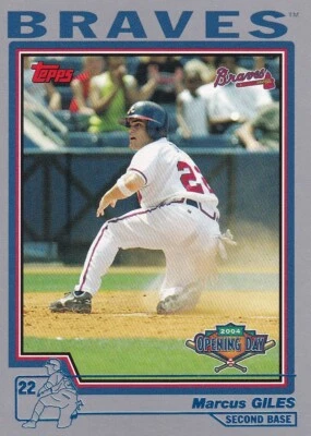 2004 Topps Opening Day #8 Marcus Giles Atlanta Braves - Image 1 of 2