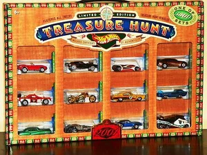 HOT WHEELS 2001 TREASURE HUNT SET  - NEW SEALED BOX MINT CONDITION #T2 - Picture 1 of 11