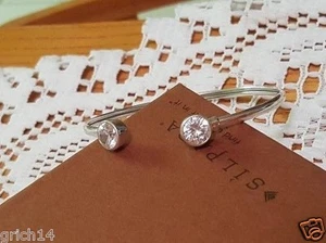 Pulsera Silpada "Puño de Puntuación" Circonita Cúbica Plata de Ley B2400 - Imagen 1 de 5