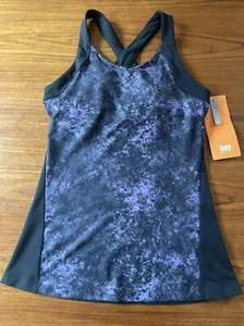 LUCY Women's Sun Salutation Built In Bra Mystical Stone Activewear Tank Top Sm - Picture 1 of 14