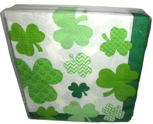 ST PATRICK'S DAY LUNCHEON NAPKINS~50 Ct~2 Ply~ 12.7/8" X 12 3/4" ~ ST PAT'S FUN - Picture 1 of 1
