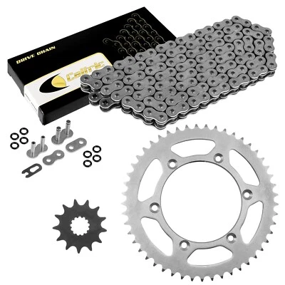 Kit de cadena de transmisión y piñones de junta tórica para Yamaha YZ450F 2007 2008 2009 2014 2015 Foto 1 de 4