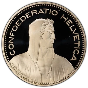 2003S-B Switzerland Herdsman 5 Francs Copper-Nickel PCGS PR70DCAM TopPop 1/0 - Picture 1 of 4
