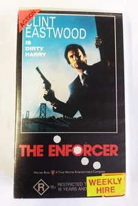 "THE ENFORCER" "CLINT EASTWOOD" "ACTION/THRILLER" VHS MOVIE PAL - Picture 1 of 3