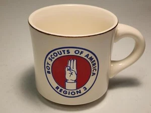 Vintage Boy Scouts of America Coffee Mug Cup REGION 3 - Picture 1 of 6