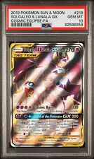 Psa 10 Gem Mint Solgaleo Lunala GX Hidden Fates Promo P