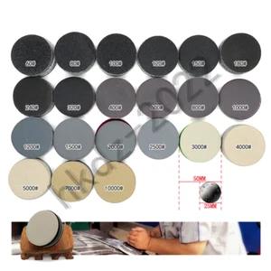 50mm Wet and Dry Sanding Discs Grit 60-10000 2" Hook & Loop Polishing Sandpaper - Picture 1 of 12