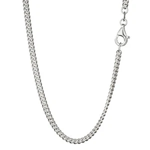Collier 2,5mm breite Panzerkette rund 925 Silber Halskette designer Silberkette - Bild 1 von 12