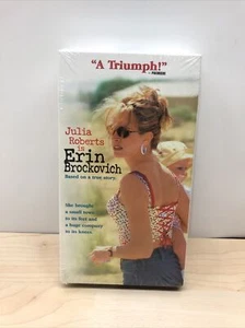 Erin Brockovich - VHS Movie Julia Roberts New Sealed - Picture 1 of 2