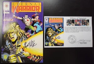 Eternal Warrior (1992) #5 SIGNED by Kevin VanHook Notarized Witness of Signature - Picture 1 of 7