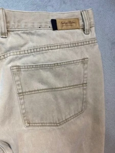 Indigo Palms Tommy Bahama beige jeans Men's 40x32 tan 100% cotton pants beach - Picture 1 of 15