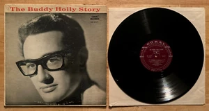 33 LP BUDDY HOLLY THE BUDDY HOLLY STORY ON CORAL MONO BROWN LABEL - Picture 1 of 2