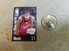Shaun Livingston Los Angeles Clippers NBA Basketball NEVIS RARE Stamp