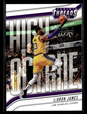 2018-19 Panini Threads #5 LeBron James High Octane - Image 1 of 2