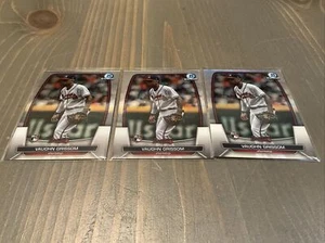 Vaughn Grissom 2023 Bowman Chrome Rookie Base Lot 3x - Picture 1 of 2