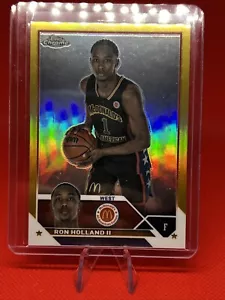 28/50✨2023 Topps Chrome McDonald's RON HOLLAND II GOLD Refractor Pistons # 67 - Picture 1 of 3