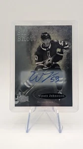 2024-25 SKYBOX METAL UNIVERSE WYATT JOHNSTON AUTOGRAPH – SILVER SHOTS RC – STARS - Picture 1 of 3