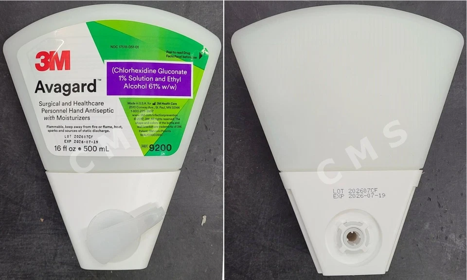 3M AVAGARD Personal Hand Peeling Seife Nachfüller Antiseptikum 16oz 9200 -ONE- - Bild 1 von 1