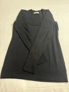 Ann Taylor LOFT Women's Gray Pima Cotton Blend Long Sleeve Pullover Sweatshirt S - Picture 1 of 9