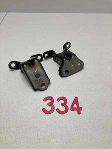 10-14 Subaru Outback Left Rear Door Hinge Lower Upper Set Black OEM - Picture 1 of 6