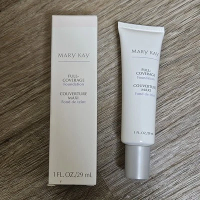Mary Kay Full Coverage Foundation Ivory 100 NIB Silver Cap 366500 Normal/Dry - Image 1 of 4